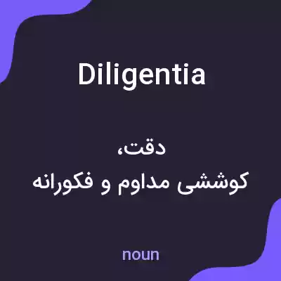 معنی diligentia به فارسی معنی diligentia به فارسی