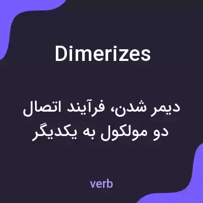 معنی dimerizes به فارسی معنی dimerizes به فارسی