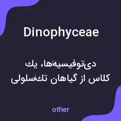 معنی dinophyceae به فارسی معنی dinophyceae به فارسی