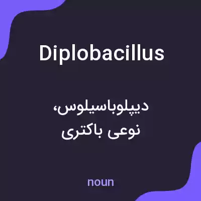 معنی diplobacillus به فارسی معنی diplobacillus به فارسی