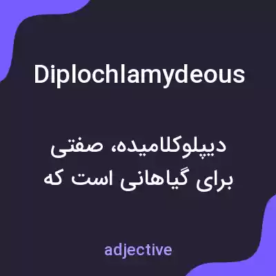 معنی diplochlamydeous به فارسی معنی diplochlamydeous به فارسی