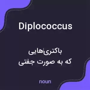 معنی diplococcus به فارسی معنی diplococcus به فارسی