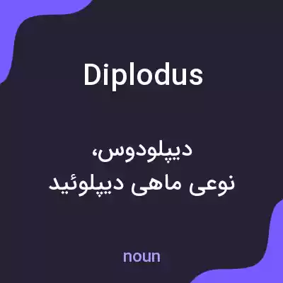 معنی diplodus به فارسی معنی diplodus به فارسی
