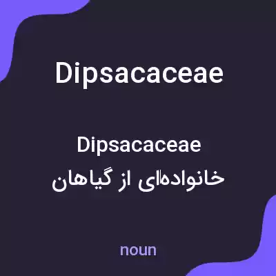 معنی dipsacaceae به فارسی معنی dipsacaceae به فارسی