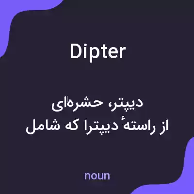 معنی dipter به فارسی معنی dipter به فارسی