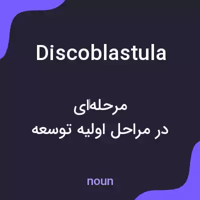 معنی discoblastula به فارسی معنی discoblastula به فارسی