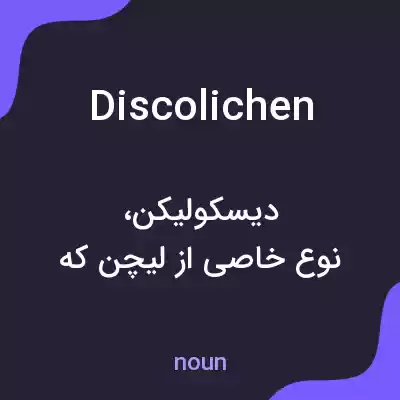 معنی discolichen به فارسی معنی discolichen به فارسی