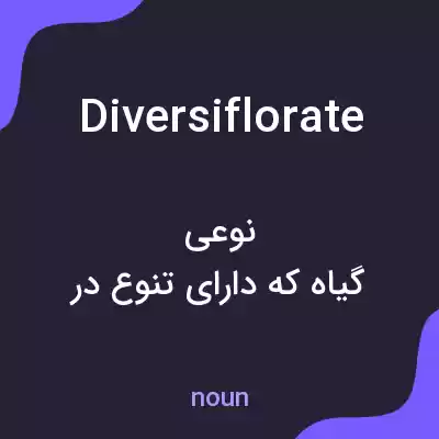 معنی diversiflorate به فارسی معنی diversiflorate به فارسی