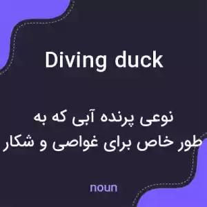 معنی diving duck به فارسی معنی diving duck به فارسی