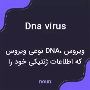 معنی dna virus به فارسی معنی dna virus به فارسی
