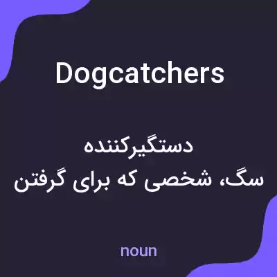 معنی dogcatchers به فارسی معنی dogcatchers به فارسی