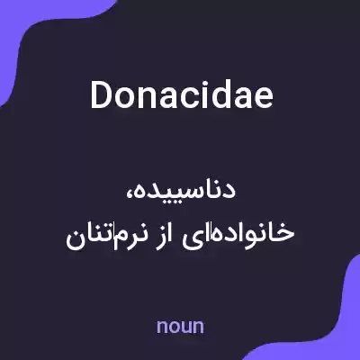 معنی donacidae به فارسی معنی donacidae به فارسی