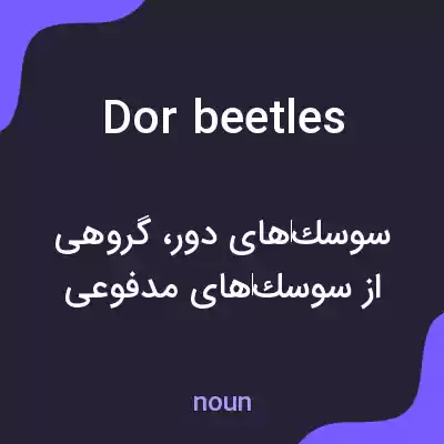 معنی dor beetles به فارسی معنی dor beetles به فارسی