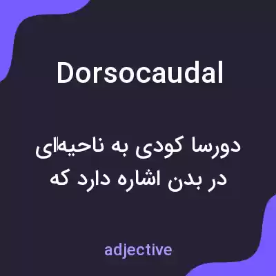 معنی dorsocaudal به فارسی معنی dorsocaudal به فارسی