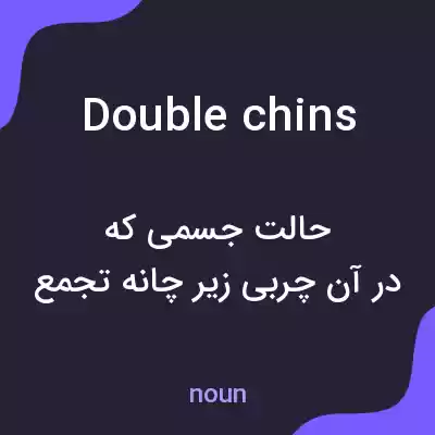 معنی double chins به فارسی