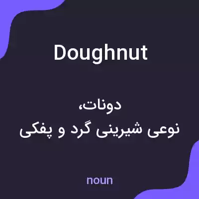 معنی doughnut به فارسی معنی doughnut به فارسی