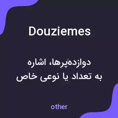 معنی douziemes به فارسی معنی douziemes به فارسی