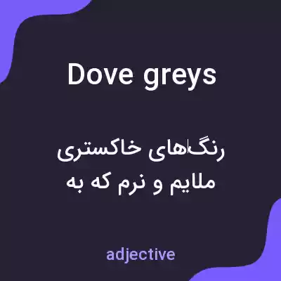 معنی dove greys به فارسی