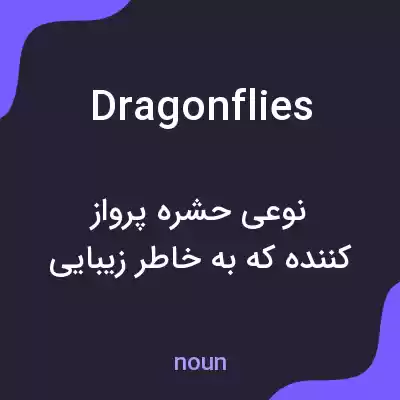 معنی dragonflies به فارسی معنی dragonflies به فارسی
