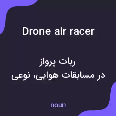 معنی drone air racer به فارسی