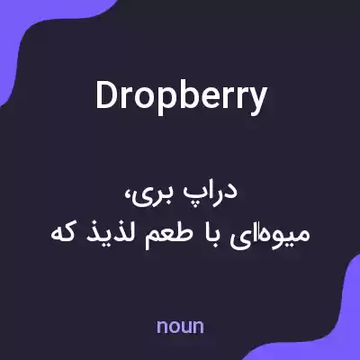 معنی dropberry به فارسی معنی dropberry به فارسی
