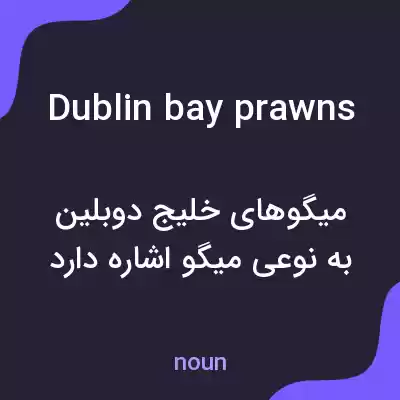 معنی dublin bay prawns به فارسی معنی dublin bay prawns به فارسی