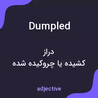معنی dumpled به فارسی معنی dumpled به فارسی