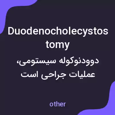 معنی duodenocholecystostomy به فارسی معنی duodenocholecystostomy به فارسی
