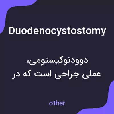 معنی duodenocystostomy به فارسی معنی duodenocystostomy به فارسی