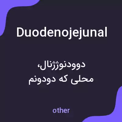 معنی duodenojejunal به فارسی معنی duodenojejunal به فارسی
