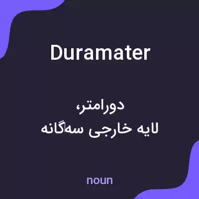 معنی duramater به فارسی معنی duramater به فارسی