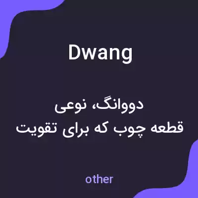 معنی dwang به فارسی معنی dwang به فارسی
