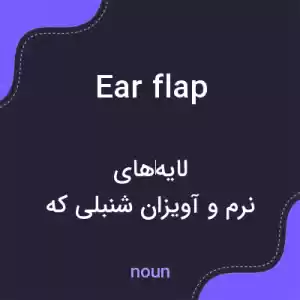 معنی ear flap به فارسی معنی ear flap به فارسی