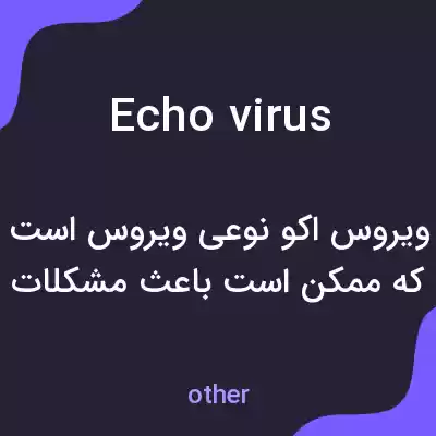 معنی echo virus به فارسی معنی echo virus به فارسی