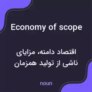 معنی economy of scope به فارسی معنی economy of scope به فارسی