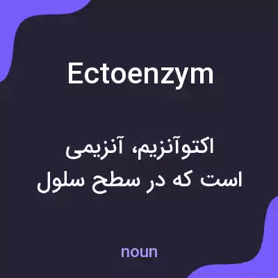 معنی ectoenzym به فارسی معنی ectoenzym به فارسی