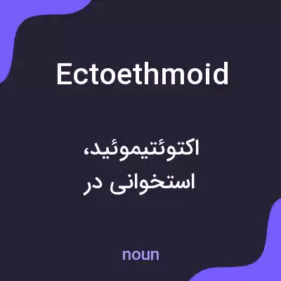 معنی ectoethmoid به فارسی