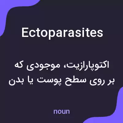 معنی ectoparasites به فارسی معنی ectoparasites به فارسی