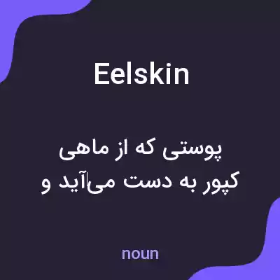 معنی eelskin به فارسی معنی eelskin به فارسی
