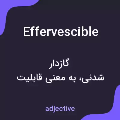 معنی effervescible به فارسی معنی effervescible به فارسی