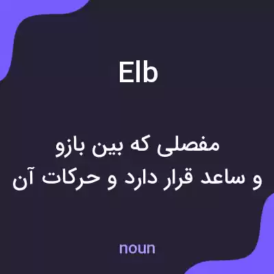 معنی elb به فارسی
