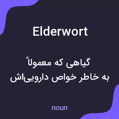 معنی elderwort به فارسی معنی elderwort به فارسی