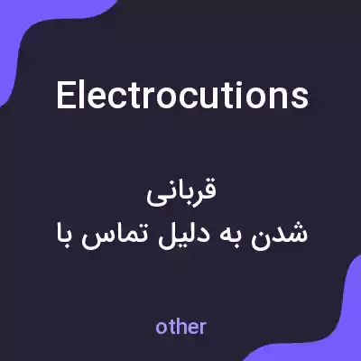 معنی electrocutions به فارسی معنی electrocutions به فارسی