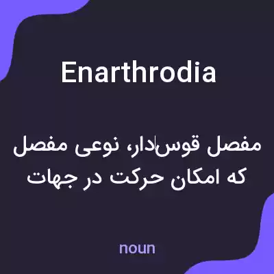 معنی enarthrodia به فارسی معنی enarthrodia به فارسی