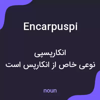 معنی encarpuspi به فارسی معنی encarpuspi به فارسی