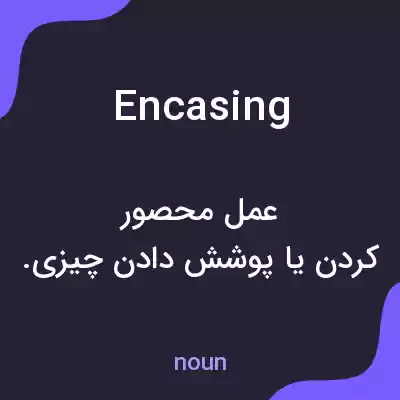 معنی encasing به فارسی معنی encasing به فارسی