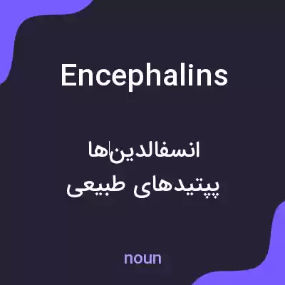 معنی encephalins به فارسی معنی encephalins به فارسی