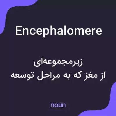 معنی encephalomere به فارسی معنی encephalomere به فارسی