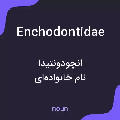 معنی enchodontidae به فارسی معنی enchodontidae به فارسی