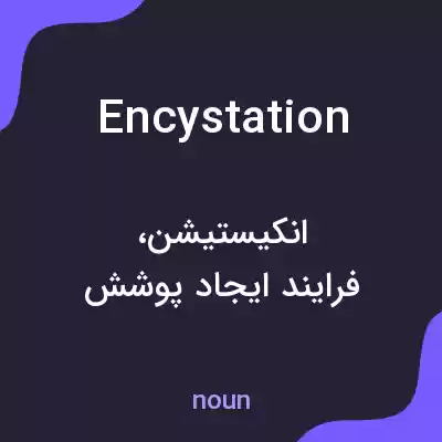 معنی encystation به فارسی معنی encystation به فارسی